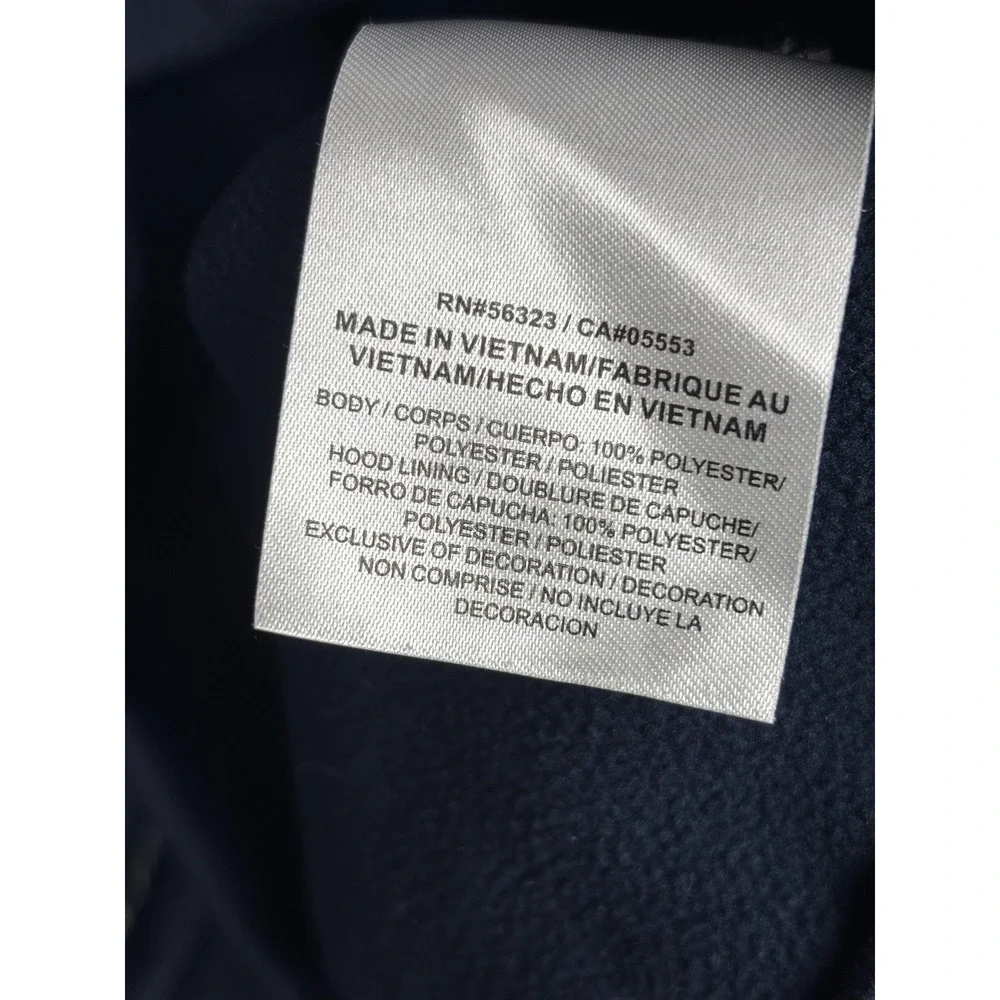 Nike Hoodie Mens Small Blue Therma-FIT Pullover Kangaroo Pocket Swoosh Athletic